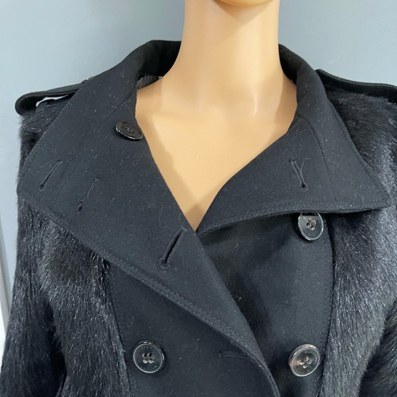RARE Burberry Wool Trench Coat - Picture 14 of 16